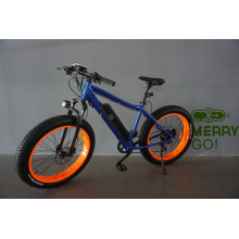 High Quality and Easy Riding Fat Tire Electric Beach Cruiser Bike with Rear Motor